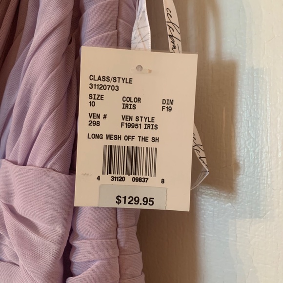 DB Bridesmaid's Dress Style F19951 Iris NWT - Picture 4 of 6